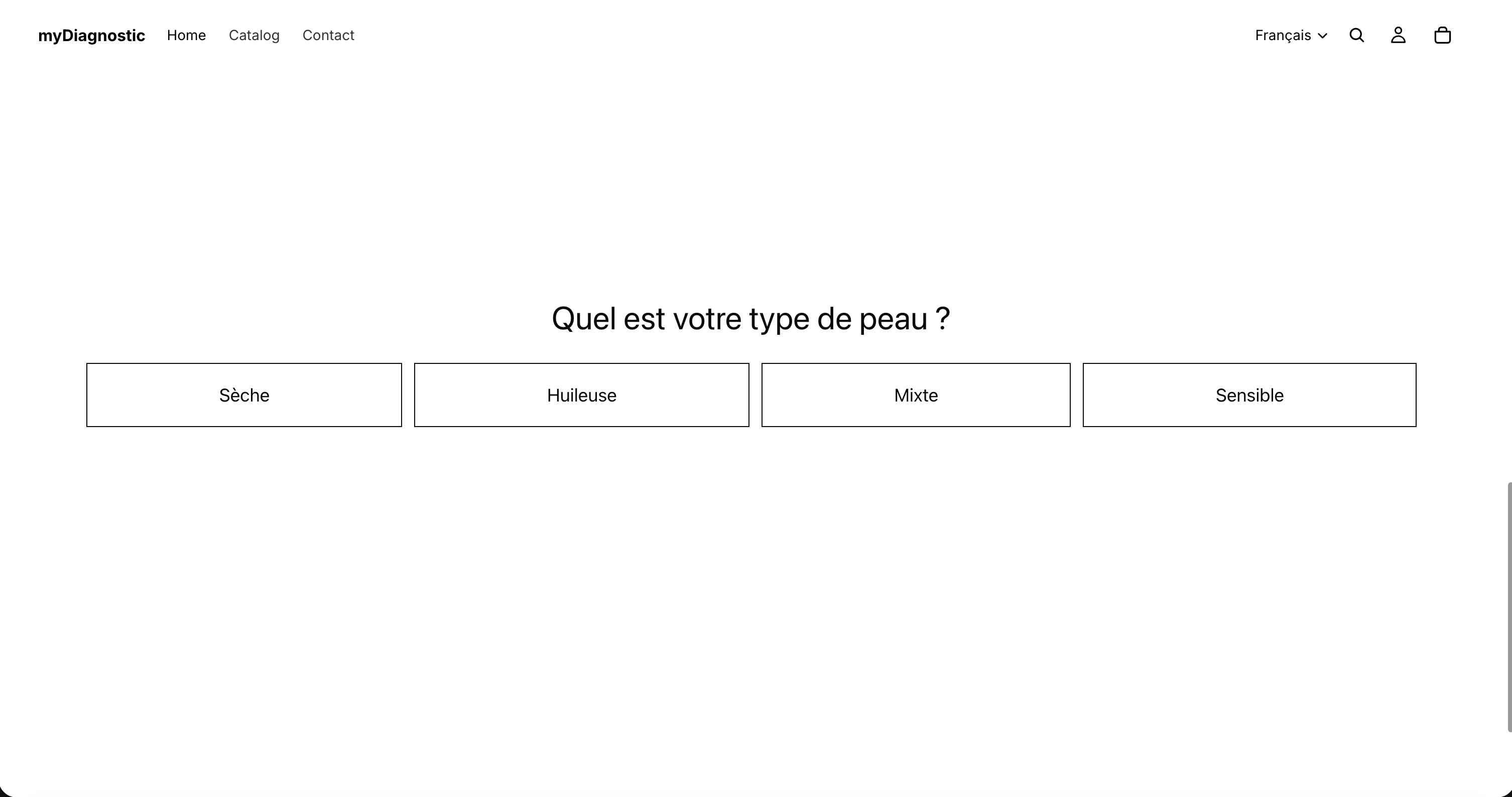 The same quiz question on a storefront twice side by side, served in the default language on the left and in the added language on the right.